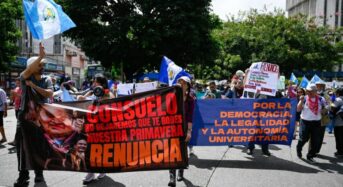 Guatemala: Egyre több a nemzetközi bírálat a választási puccskísérlet miatt, a tüntetések folytatódnak