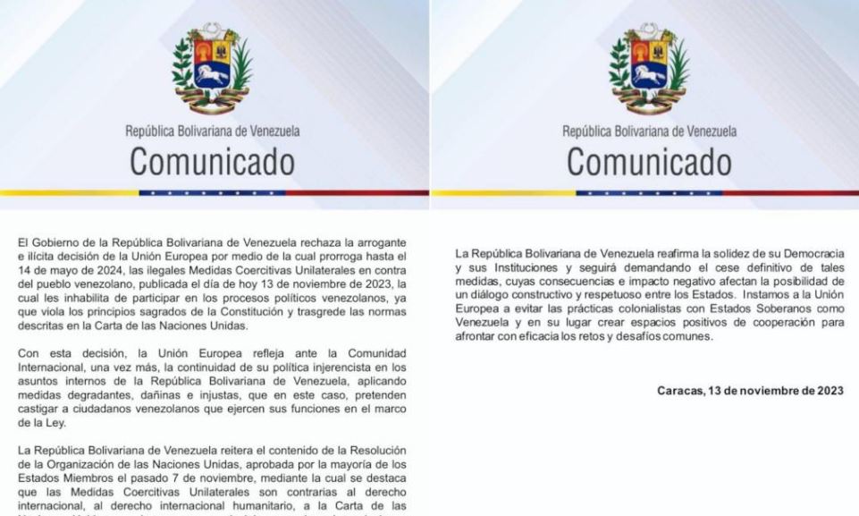 Az EU-nak tartózkodnia kellene a „gyarmatosító gyakorlatoktól”, követeli a venezuelai kormány a hosszan tartó kényszerintézkedésekkel szemben