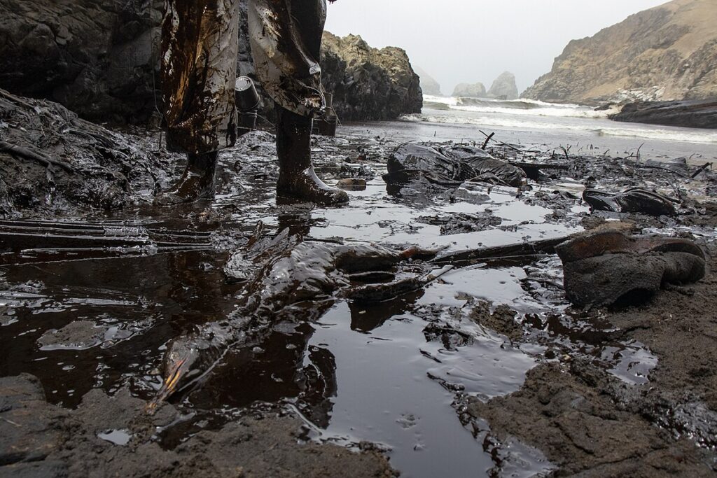 Olajszennyezés Ventanillas körzetben, Peru