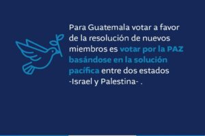 „A két állam - Izrael és Palesztina - közötti béke mellett”, Guatemala álláspontja vitát váltott ki az országban