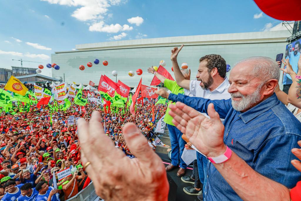 Lula a São Pauló-i nagygyűlésen