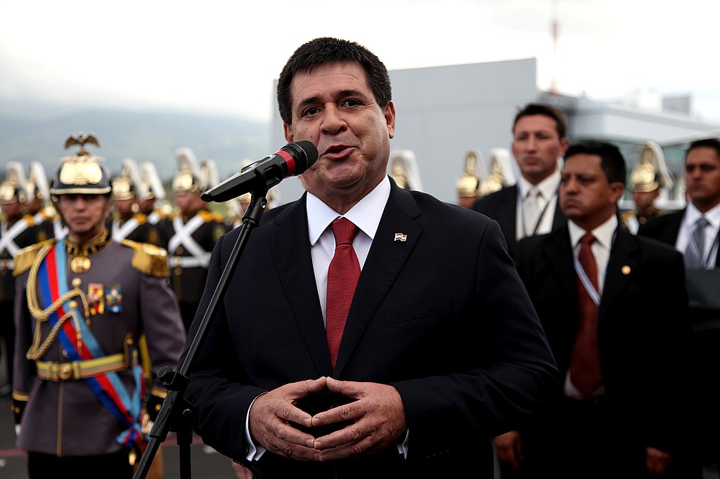 Horacio Cartes volt paraguayi elnök 2014-ben