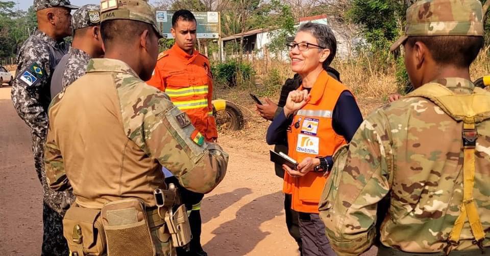 Brazíliából érkezett egy szakértői csapat, hogy összehangolják a határ menti térségben pusztító tüzek elleni küzdelem tervét