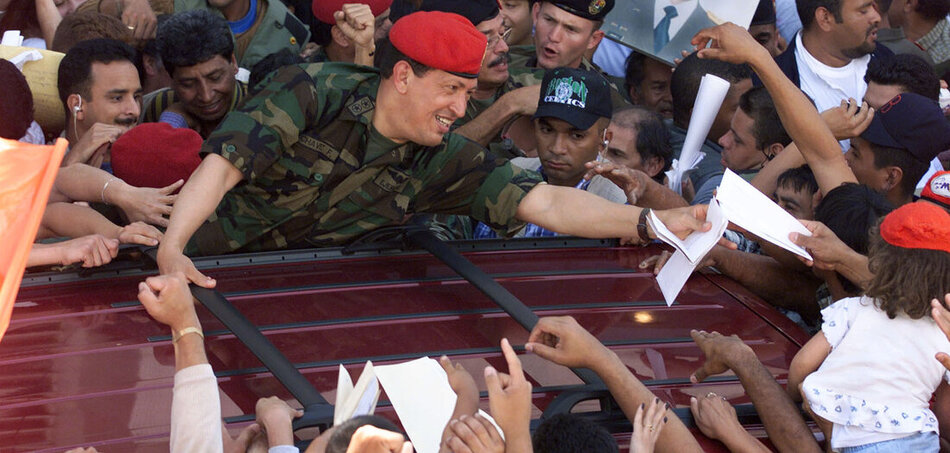 Hugo Chávez az alkotmányos népszavazás kampánya során