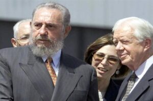 James Carter Fidel Castro volt kubai elnökkel