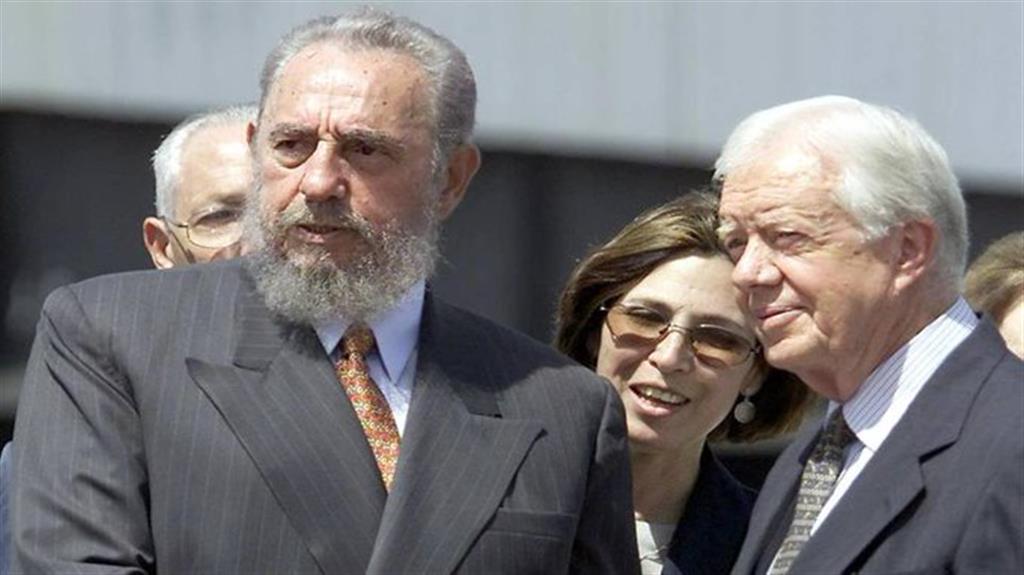 James Carter Fidel Castro volt kubai elnökkel