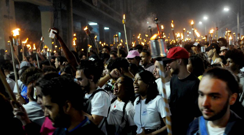 A havannai „Marcha de las Antorchas”-on