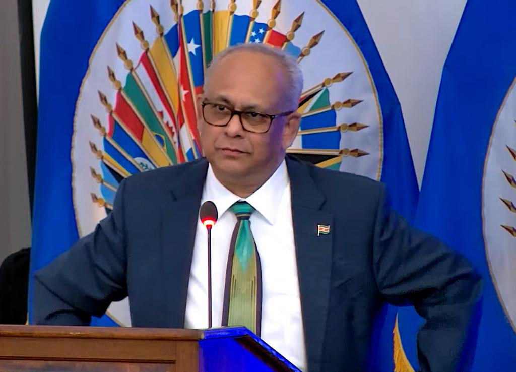 Ramdin az OAS főtitkárává való megválasztását követő beszédében