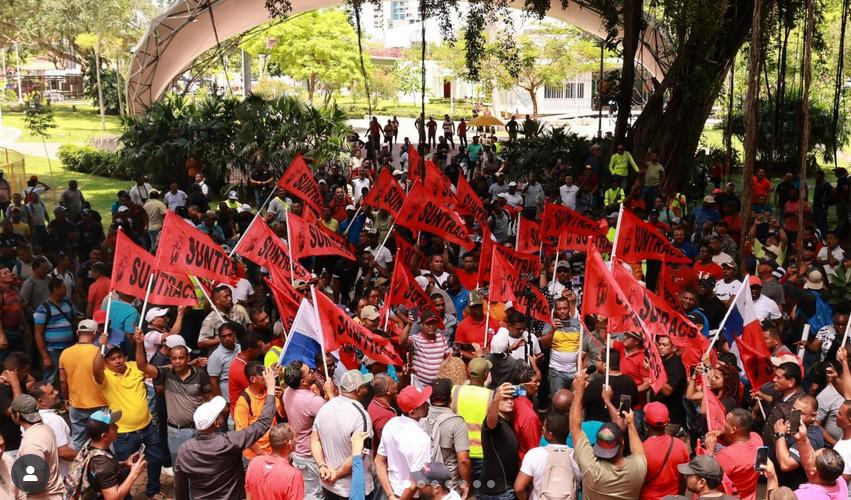 Pillanatkép a panamai sztrájkról