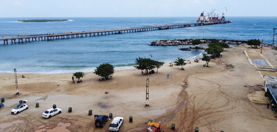 A Vopak vállalat telephelye Venezuelában