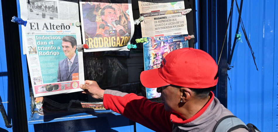 A bolíviai első fordulóban váratlanul a konzervatív Rodrigo Paz nyert