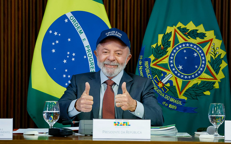 Luiz Inácio Lula da Silva elnök a kormány augusztus 26-i ülésén