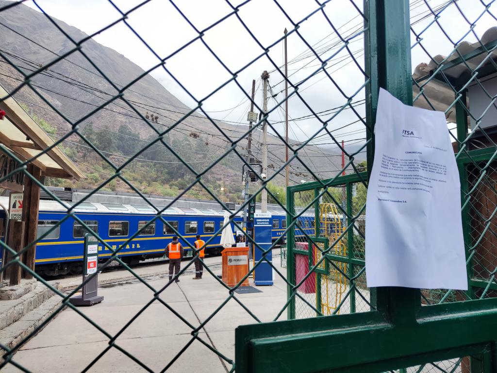 Peruban körülbelül egy hétig leállt a busz- és vasúti közlekedés Machu Picchu felé