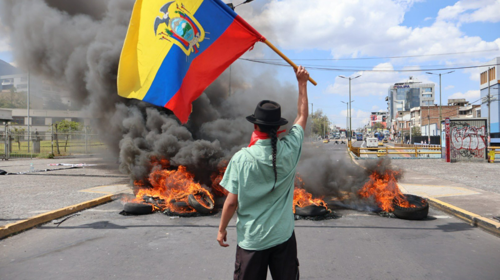 A tiltakozások folytatódnak Ecuadorban Noboa elnök ellen
