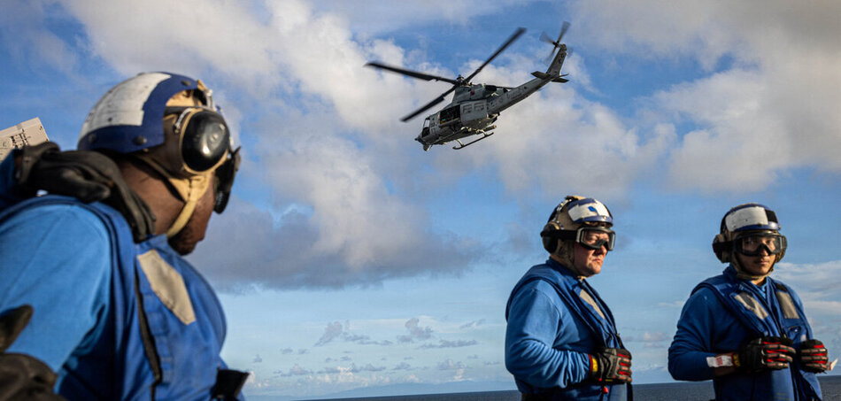 Készen állnak a beavatkozásra: amerikai katonák Venezuela partjainál