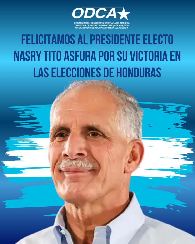 A választási tanács szerint nyert, és gratulációkat kap a konzervatív körökből: Nasry Asfura a Nemzeti Pártból