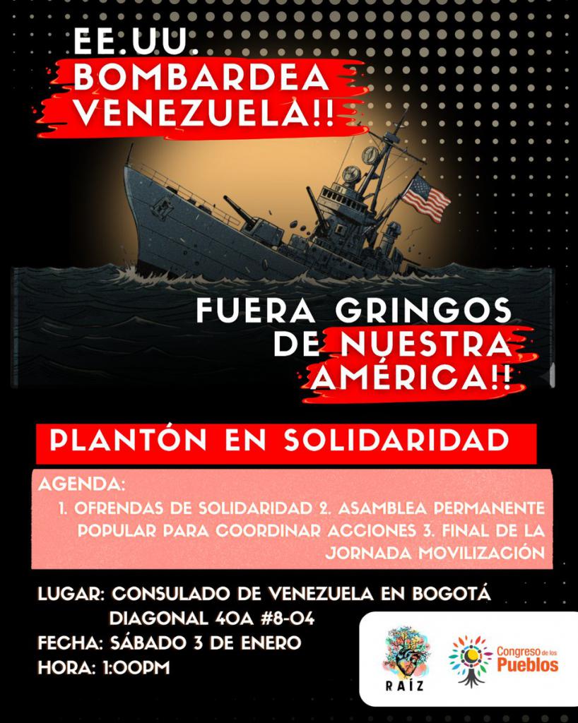 „Gringók, ki Amerikánkból!” – áll a felhívásban