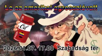 Stop amerikai agresszió – Béketüntetés