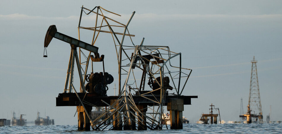 Megrongálódott szivattyúk Venezuelában. 2025 vége óta Kuba az amerikai energiaembargó miatt nem kap több olajat