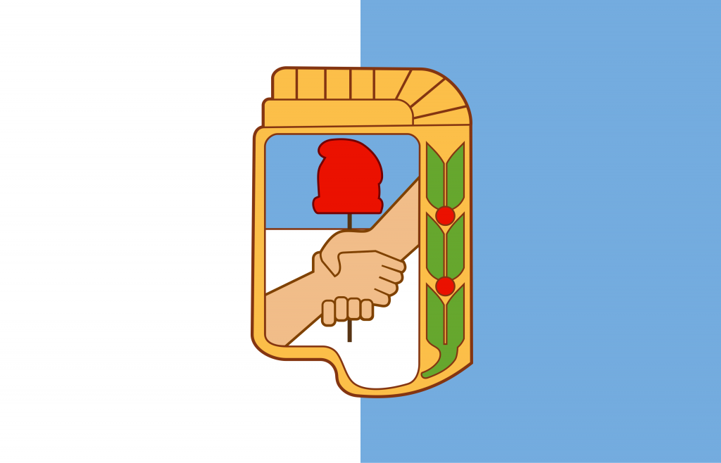 A Partido Justicialista zászlaja. A párt véget akar vetni a belső hatalmi harcoknak