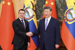 Daniel Noboa köszönetet mondott Kína támogatásáért, kiemelve, hogy a projekt összhangban áll kormányának a regionális integráció előmozdítására irányuló elképzeléseivel