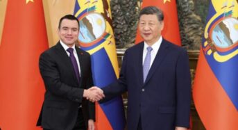 Kína és Ecuador új megállapodással mélyíti gazdasági együttműködését