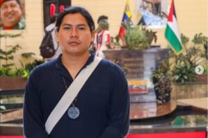 Lish Lainez a guatemalai Comité de Unidad Campesina (CUC) aktív tagja és a MAIX zenekar társalapítója