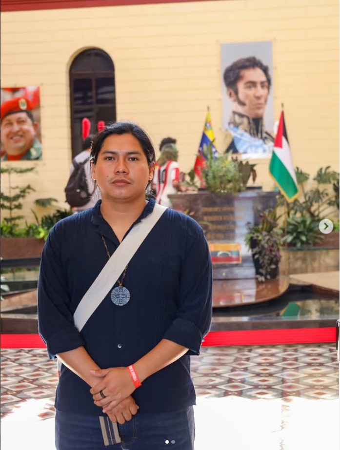 Lish Lainez a guatemalai Comité de Unidad Campesina (CUC) aktív tagja és a MAIX zenekar társalapítója