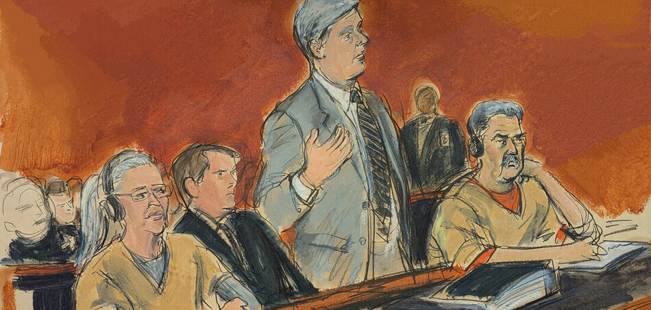 A komédia folytatódik: Venezuela elnöke, Maduro és felesége, Flores a New York-i bíróság előtt (2026. március 26.)