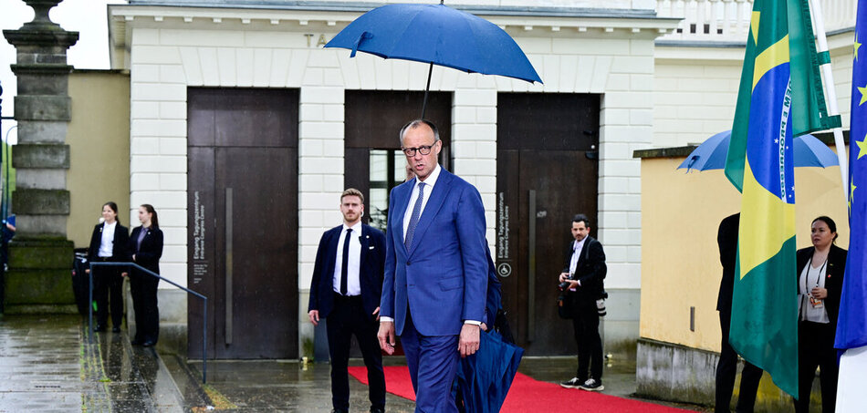 A kancellár bájával még az eget is megríkatja: Merz Lula da Silva fogadásán hétfőn