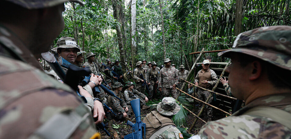 Az amerikai imperializmus készséges segítői a nyugati féltekén: közös katonai gyakorlat Panamával