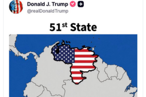 Trump bejegyzése, amelyet a Fehér Ház fiókja is megosztott