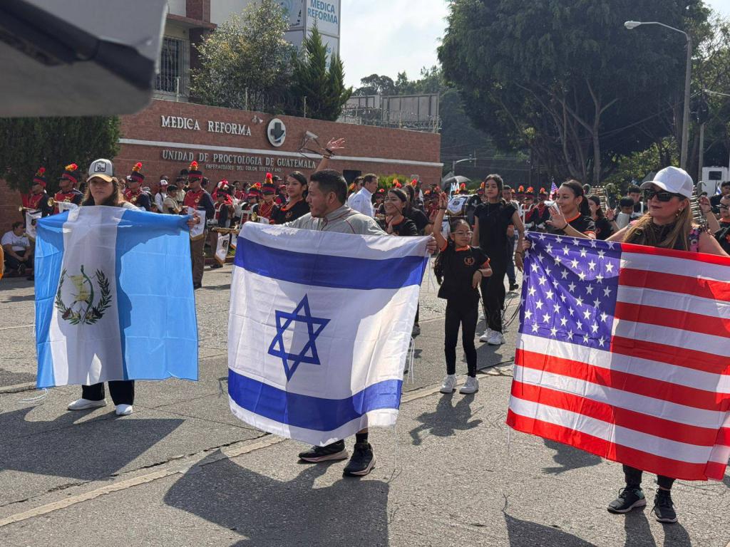 Tüntetés múlt szombaton Guatemalavárosban Izrael alapításának napján