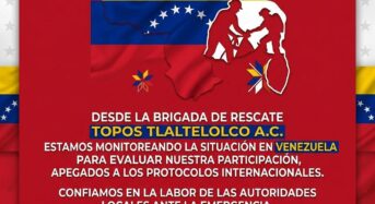 Mexikó mentőcsapatokat küld a földrengés sújtotta Venezuelába