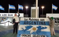 Az argentin válogatott megerősíti igényét a Falkland-szigetekre