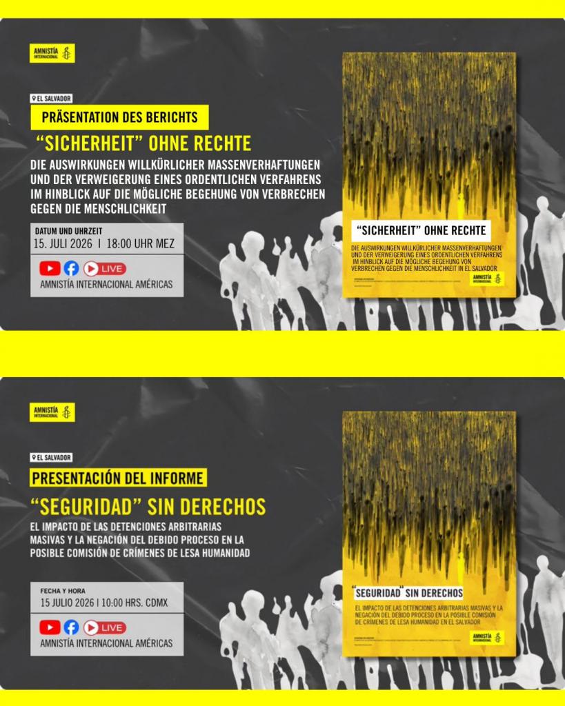 „Biztonság jogok nélkül” – az Amnesty International bemutatta El Salvadorról szóló jelentését