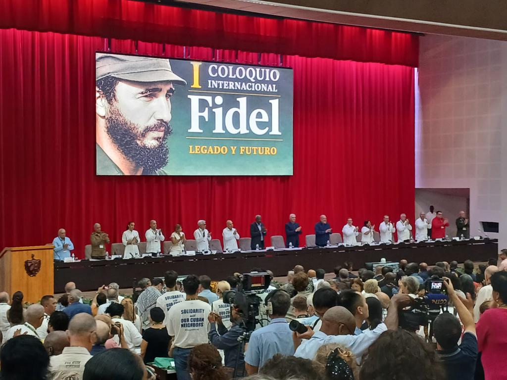 A havannai konferencia megnyitóján tartott panelbeszélgetés