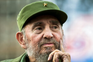 A kubai forradalmi vezető és elnök, Fidel Castro (1926. augusztus 13. – 2016. november 25.)