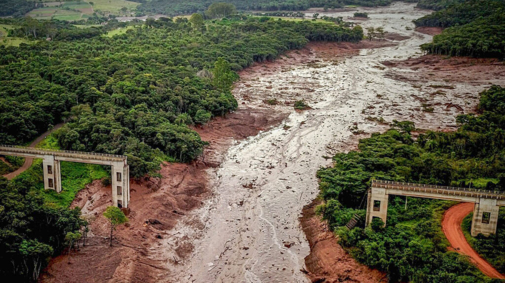 Az egyik legsúlyosabb, bányászat által okozott gátszakadás 2019-ben történt a brazíliai Brumadinho településen