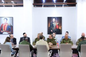 Delcy Rodríguez venezuelai elnök asszony találkozik egy izraeli katonai delegációval