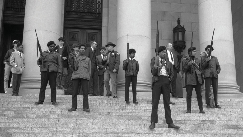 A Fekete Párducok tagjainak akciója Seattle-ben, 1969. február 28-án