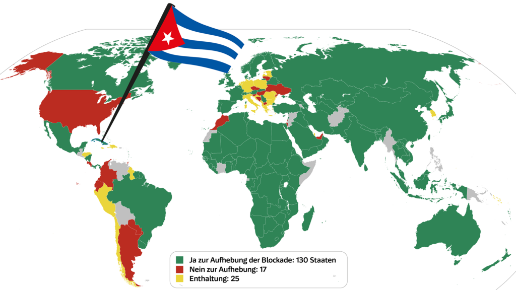 Az amerikai zsarolás ellenére a Kuba ellen szavazó országok köre továbbra is kicsi…