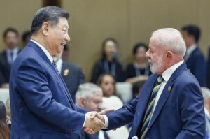 Lula da Silva brazil elnök és Hszi Csin-ping kínai államfő a 2025 májusában megrendezett Kína–CELAC