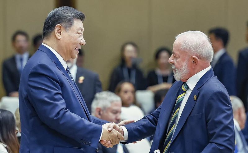 Lula da Silva brazil elnök és Hszi Csin-ping kínai államfő a 2025 májusában megrendezett Kína–CELAC